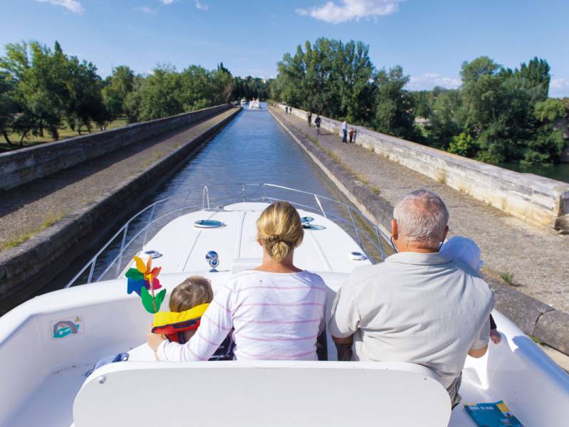 Eine Woche : Hausboottour auf dem Canal du Midi - ab 1038 euros