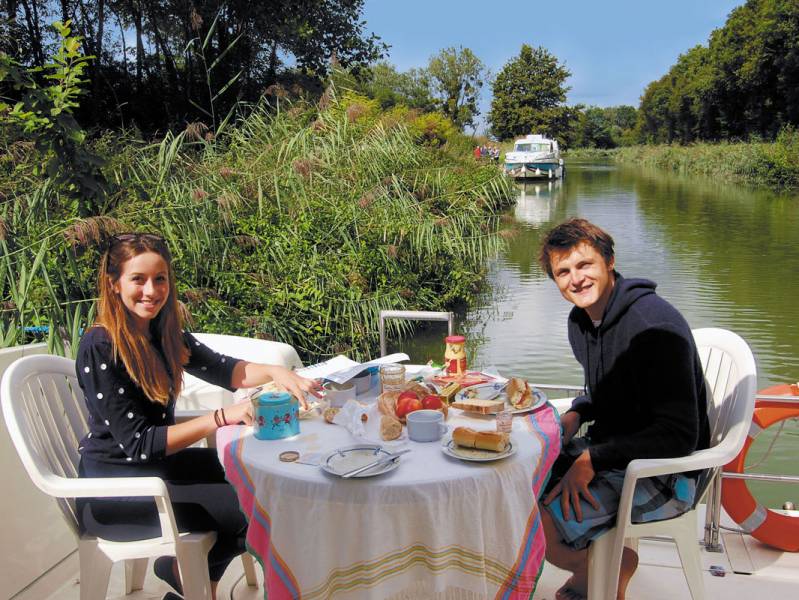 Eine Woche : Hausboottour auf der Petite Saône - à partir de  euros