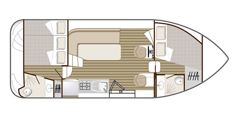 Hausboot Confort 900